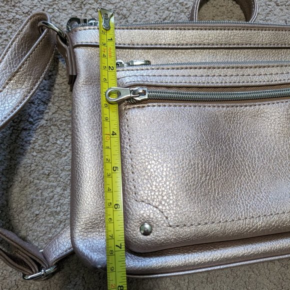 Rose gold Relic crossbody wallet bag - Picture 7 of 9